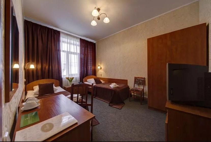 Двухместный номер Эконом с раздельными односпальными кроватями в Green hotel