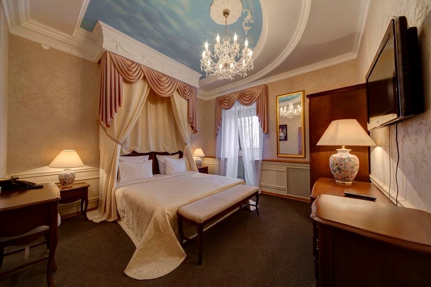 Номер класса Люкс с джакузи в Green hotel