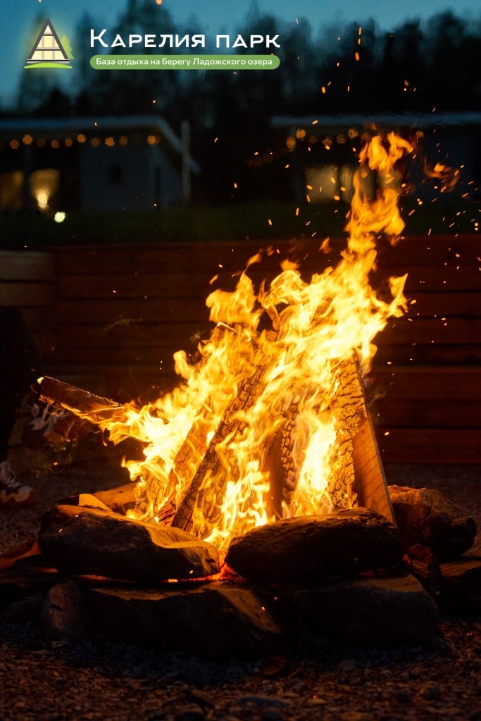 Шестиместный дом с большой террасой, банным чаном и сауной в Карелия парк