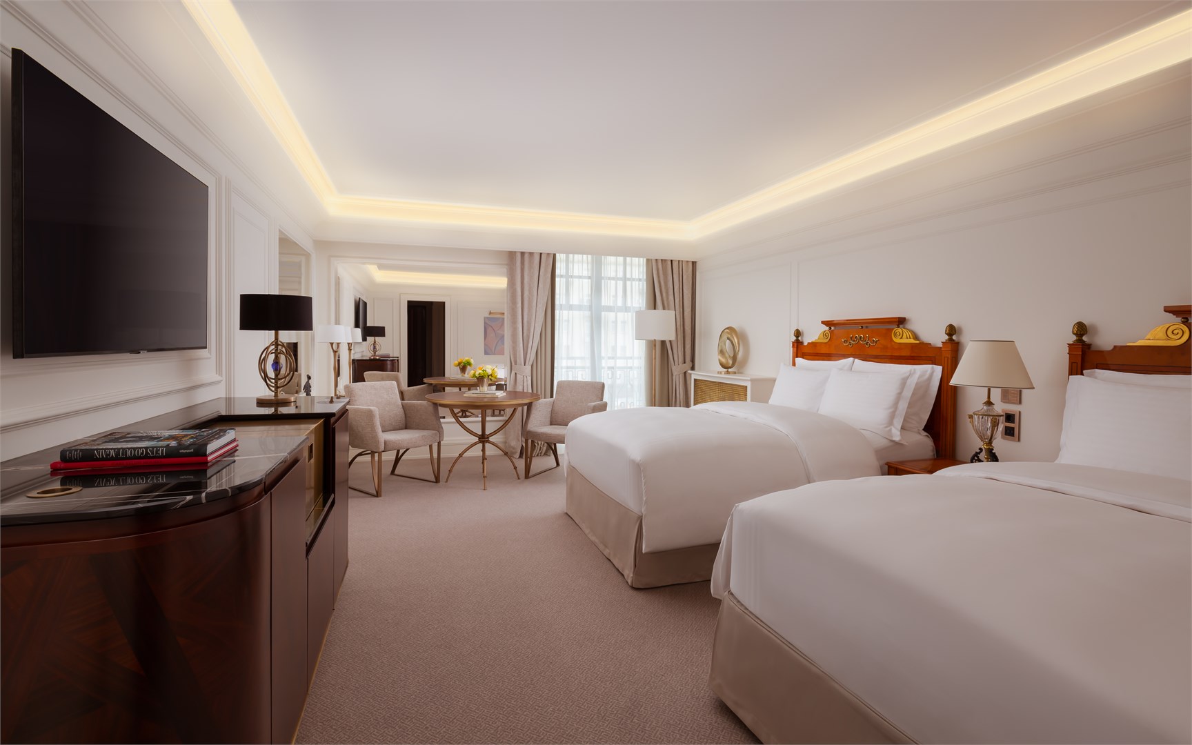 Клубный номер с двумя кроватями Double и доступом в The Carlton Club в The Carlton, Moscow