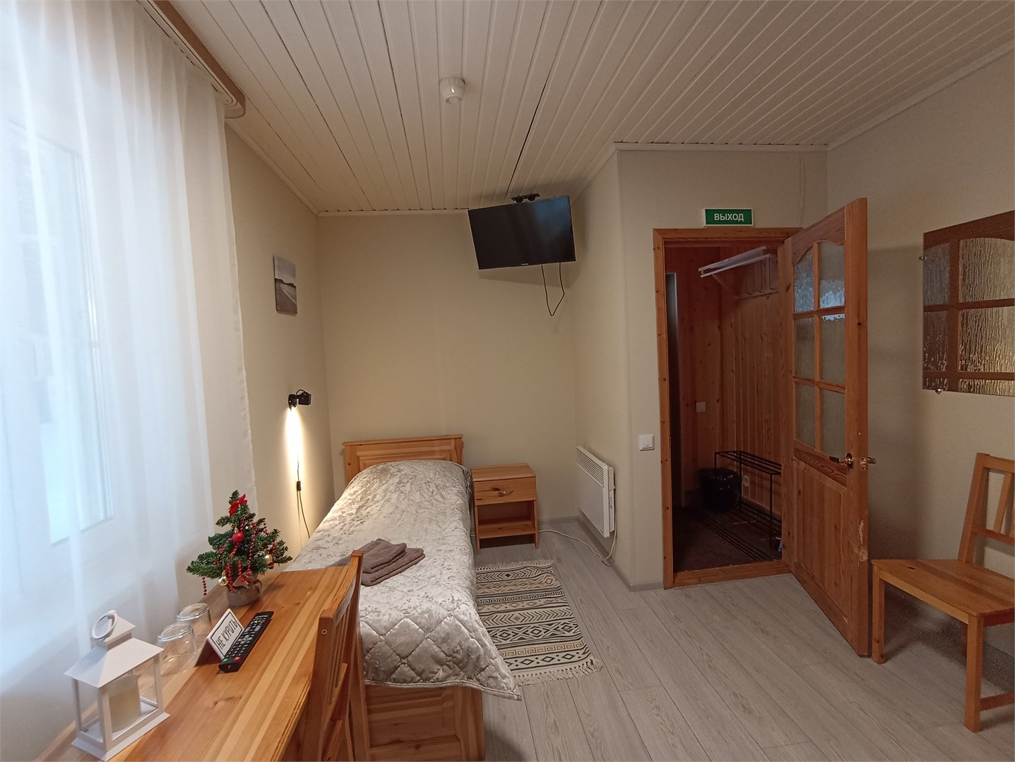 Двухместный номер с двумя отдельными кроватями в Морошка