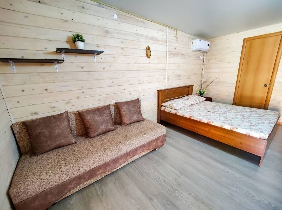 Дом с терассой до 4 человек. в Эко-фазенда