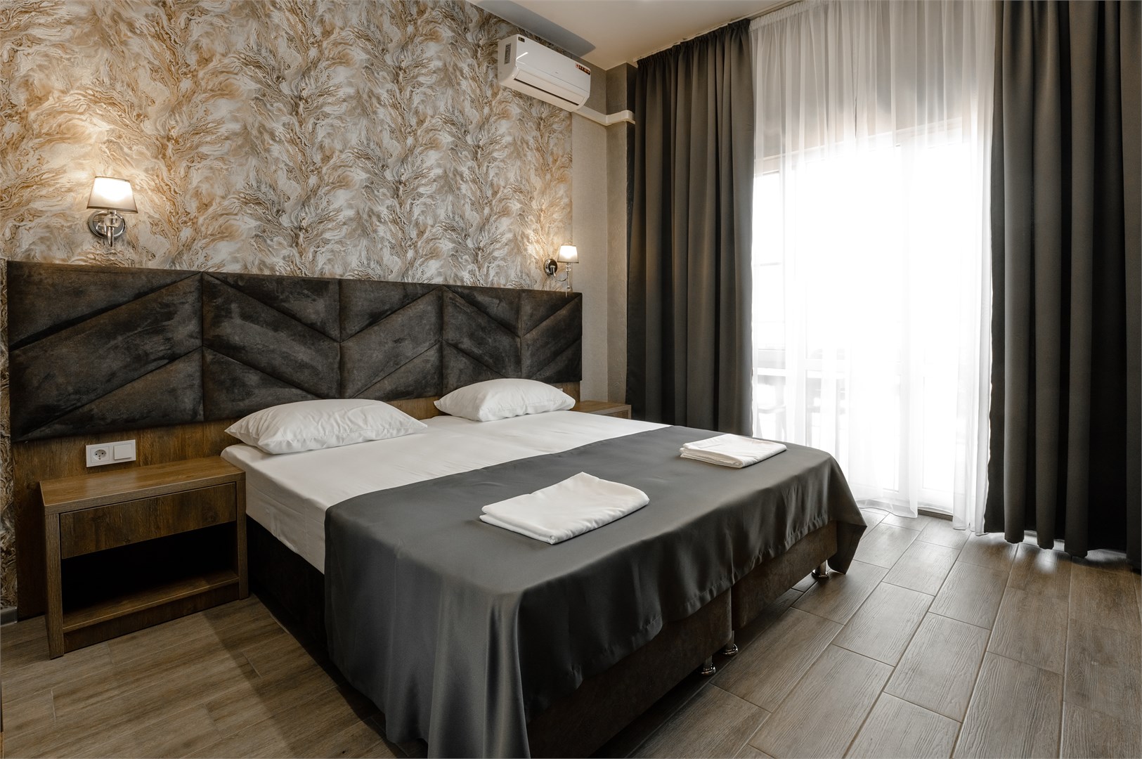 Апартаменты 36м² с террасой одна спальня в Золотой берег