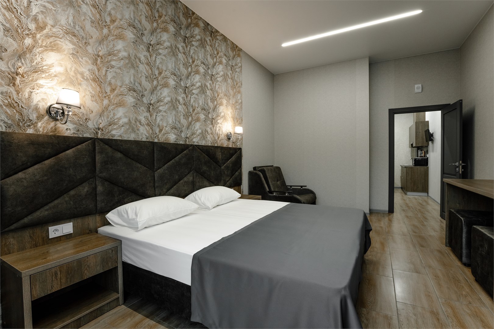 Апартаменты 35м² одна спальня в Золотой берег