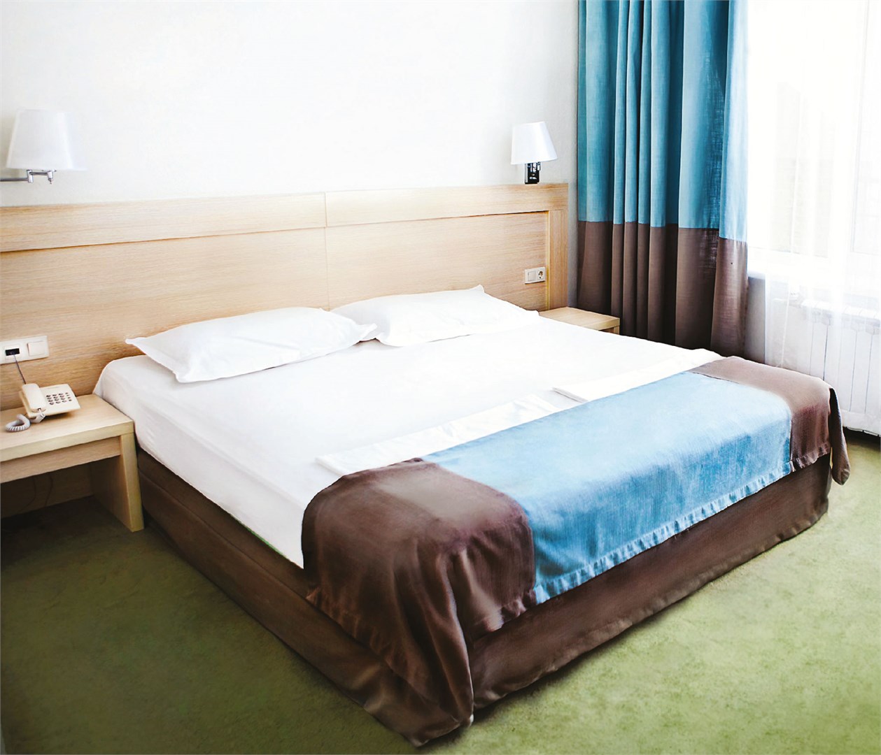 Apartment/Апартамент (Студия)  двухместный двухкомнатный с мини-кухней, 1 Корпус в Теплое море