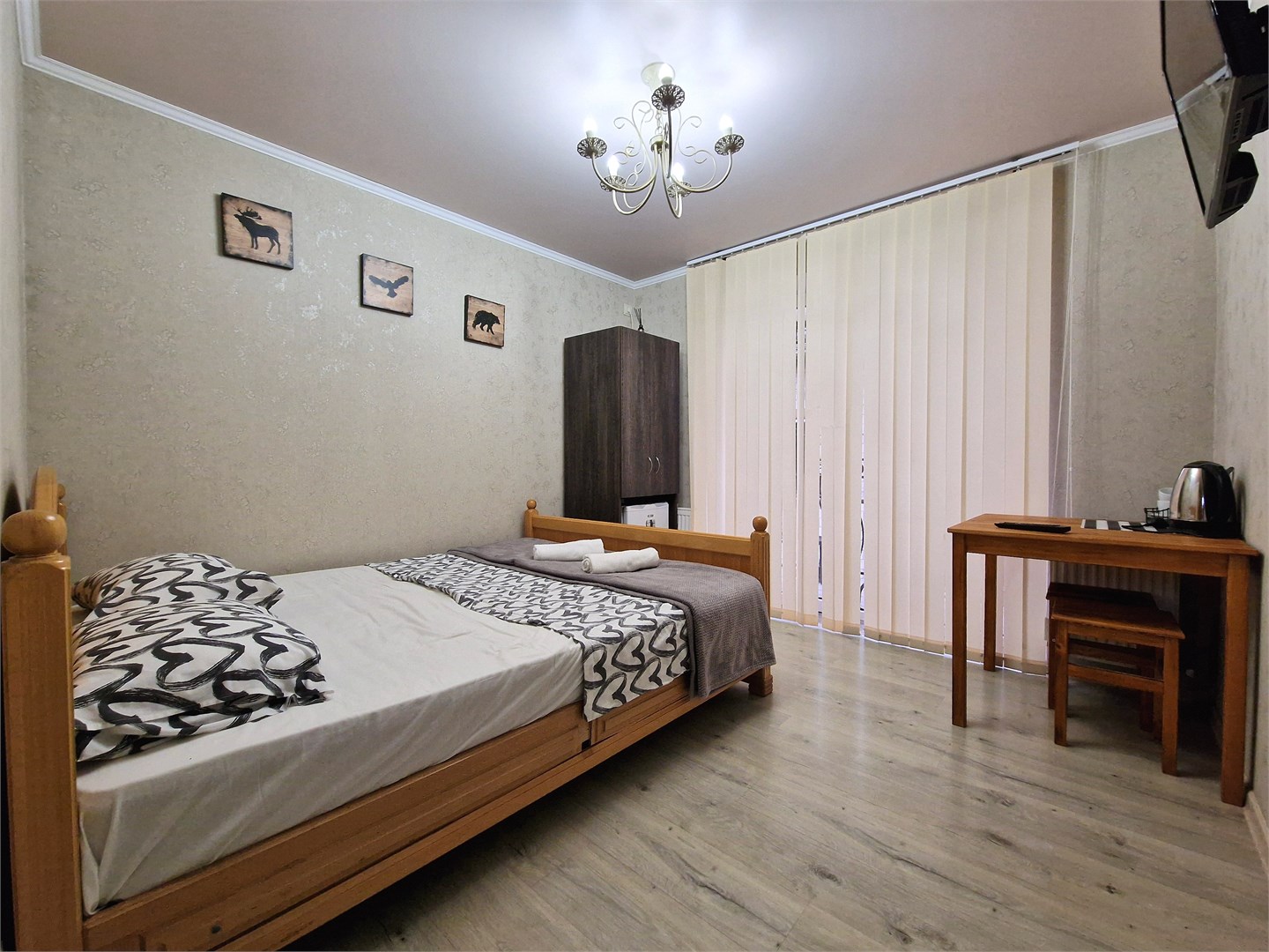 Стандарт c двуспальной кроватью и балконом в Насып