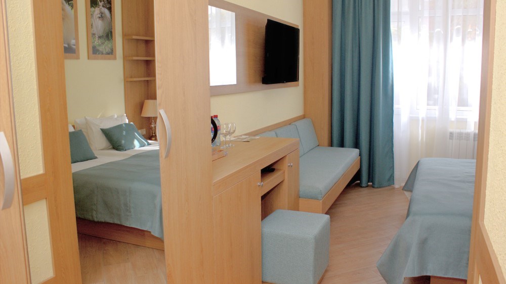 Однокомнатный Делюкс с балконом в Дворец Нарзанов