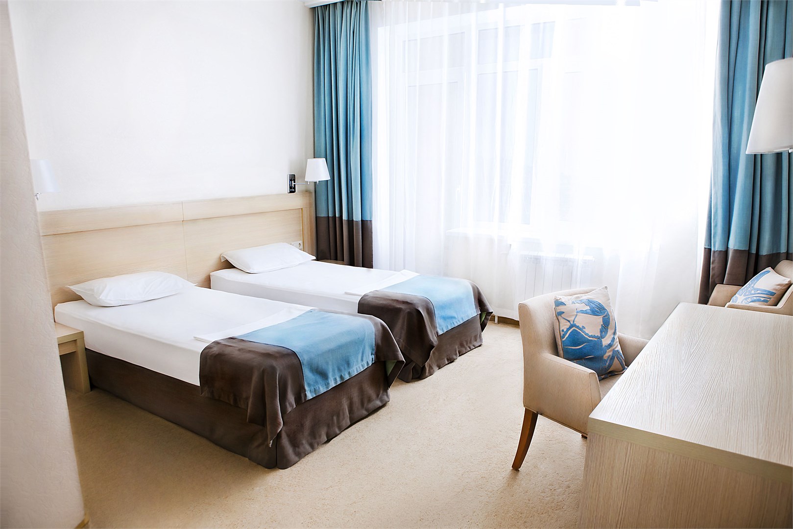 First category/Первая категория (стандарт) двухместный однокомнатный 1 Корпус, 1 этаж в Теплое море