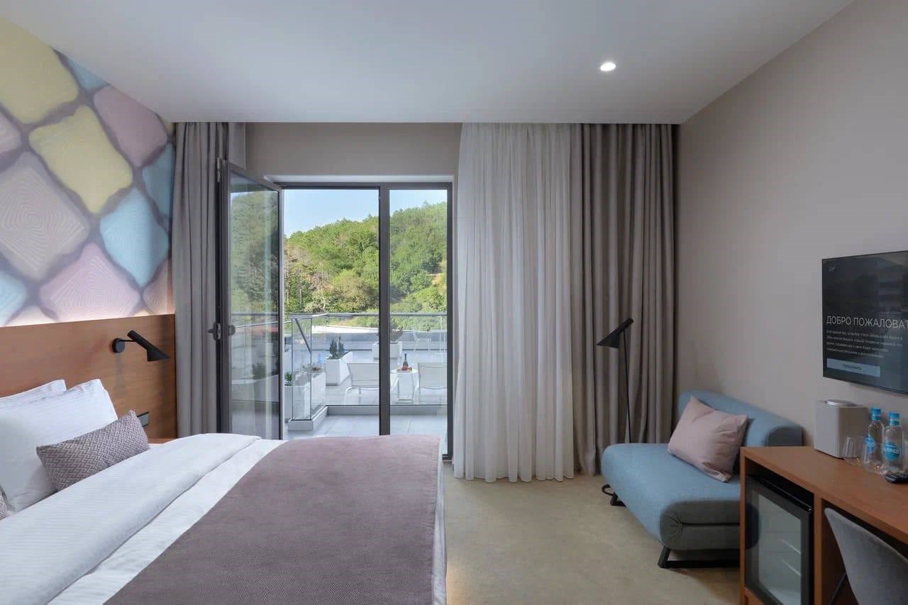 Стандарт с террасой c видом на лес в Abrau light resort&SPA