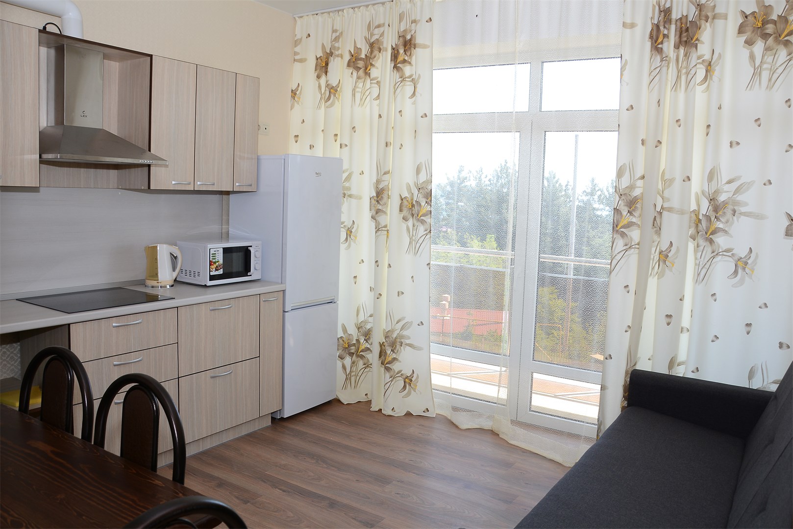 Апартаменты с 1 спальней и балконом+ в Solar