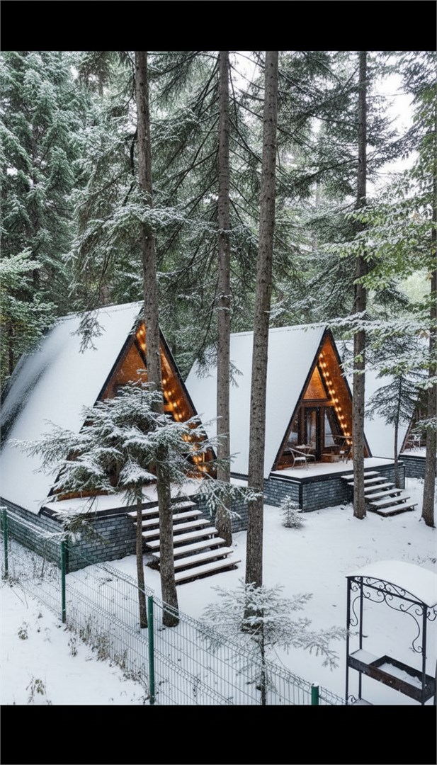 А-фрейм в Атмосфера village