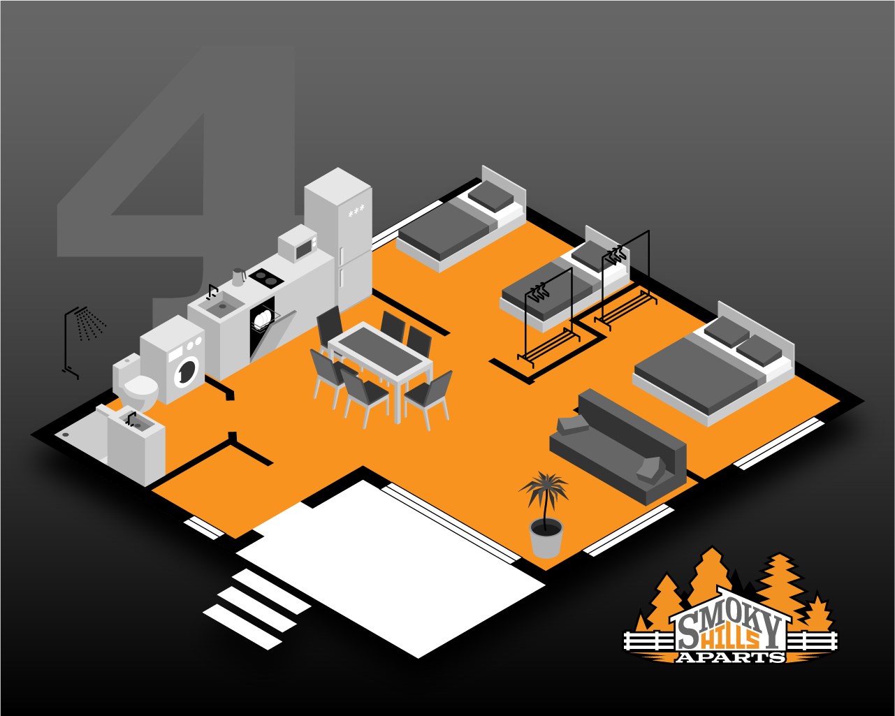 Дом № 4 в Smoky hills