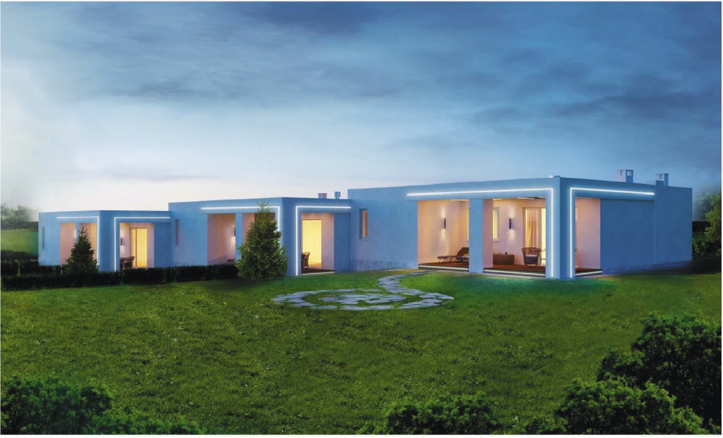 номер в Вилле с 2 спальнями (Итальянский квартал) 5* в Машук Аква-Терм