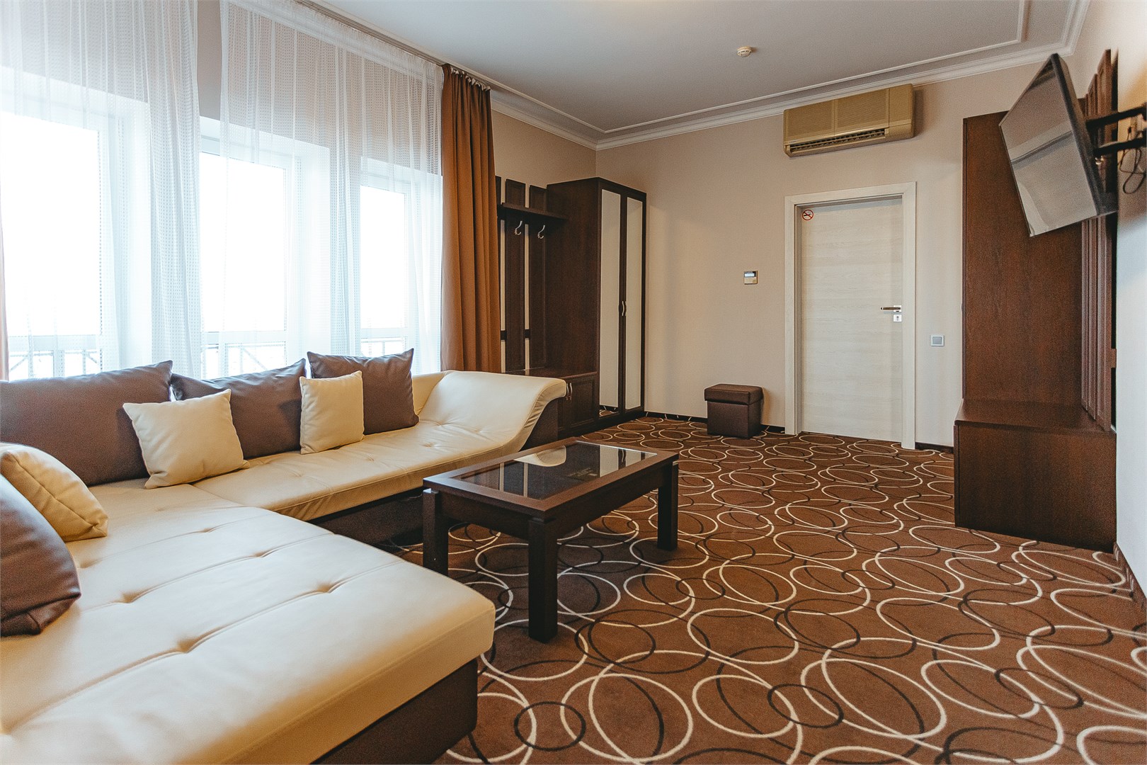 Двухместный номер «Люкс» с панорамным видом на море в Априори