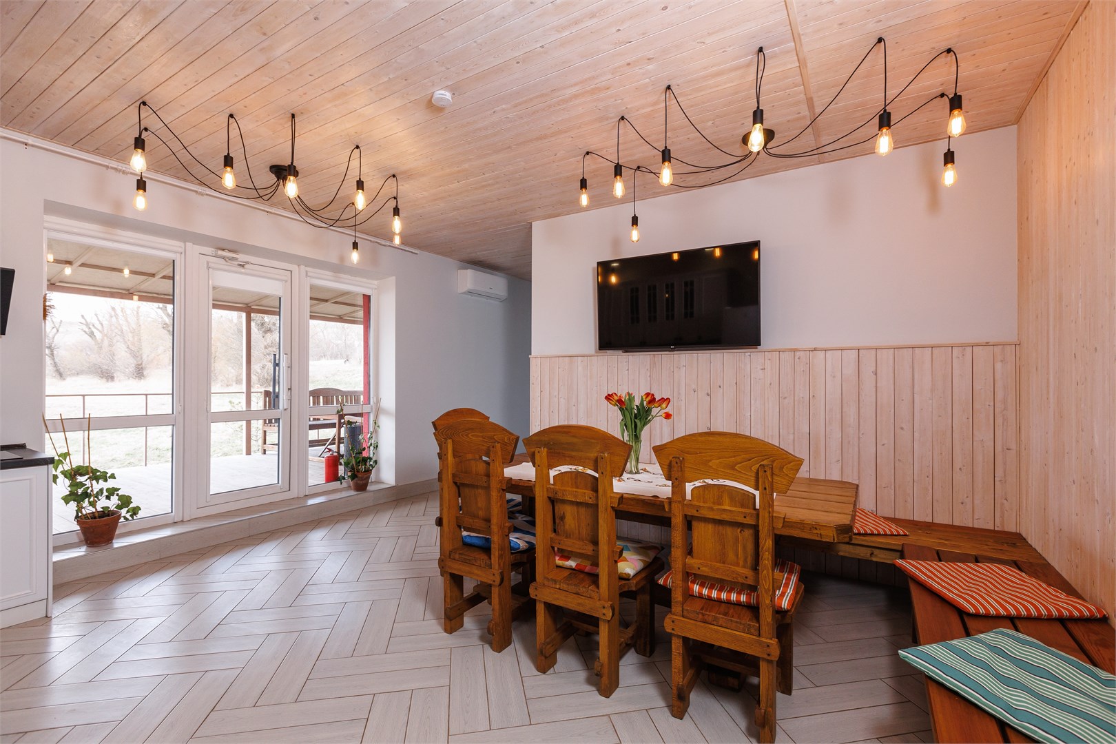 Дом с сауной в Шесть Озер