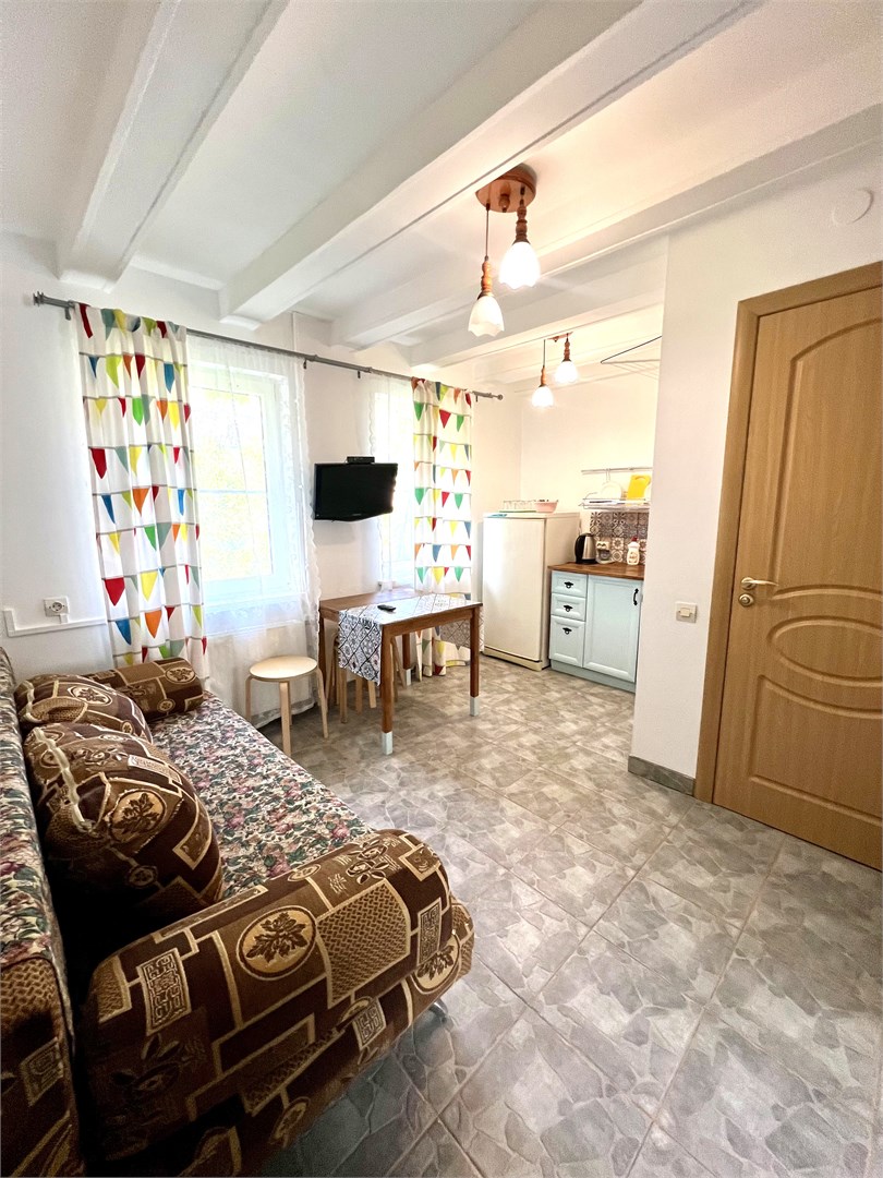 Двухкомнатный четырехместный номер с двуспальной кроватью и 1 дополнительным местом в Казачок