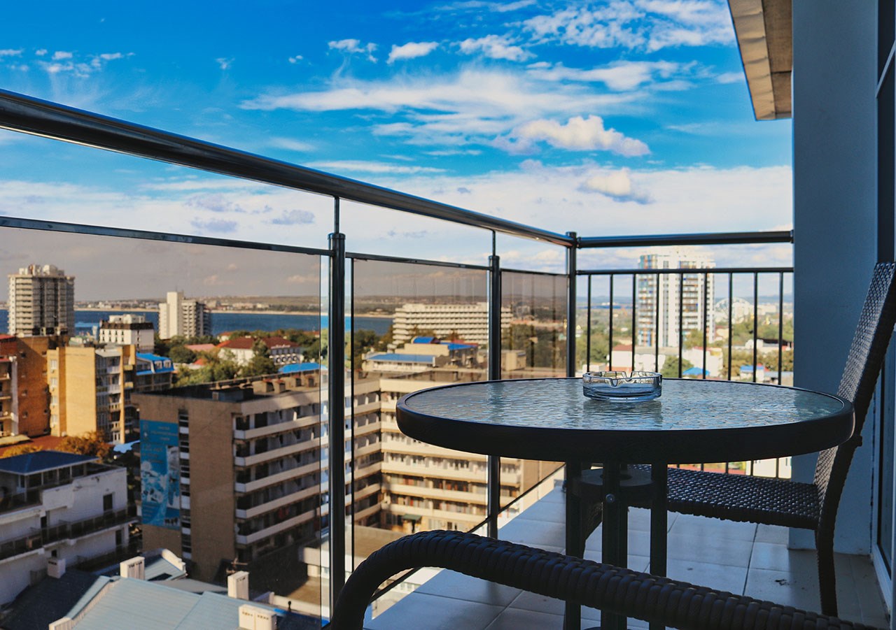 1-комнатный 2-местный Апартаменты-студия с видом на море в Мишель