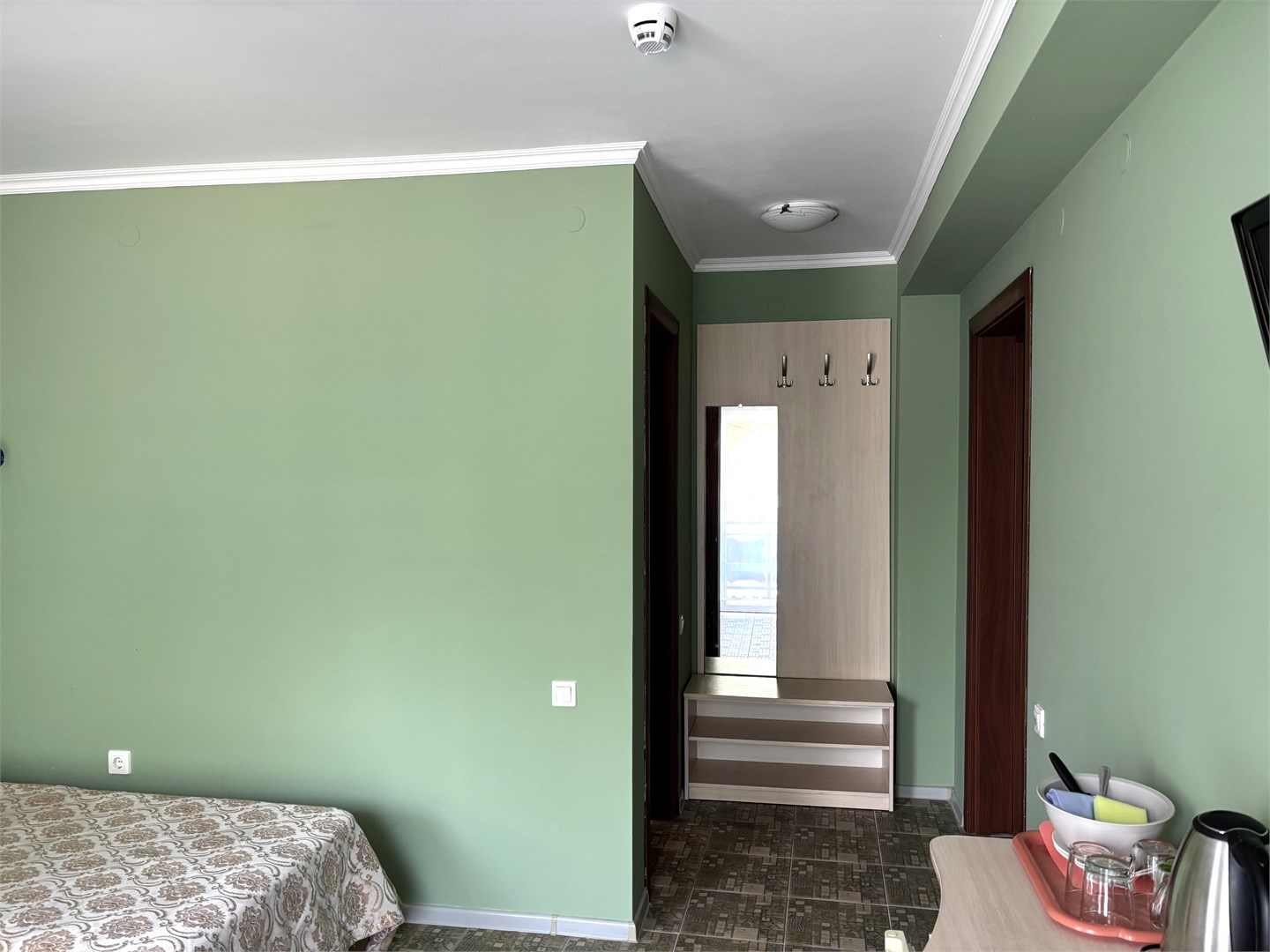 Стандартный двухместный с двумя кроватями и 1 дополнительным местом, без балкона в Казачок