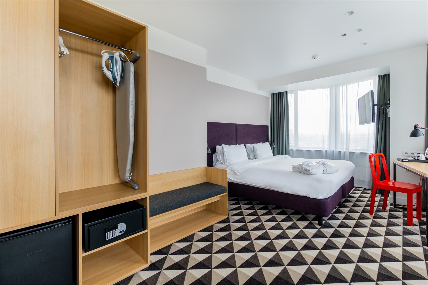 SMART Полулюкс с видом на Москва Сити на Клубном этаже в Azimut Сити Отель Смоленская Москва