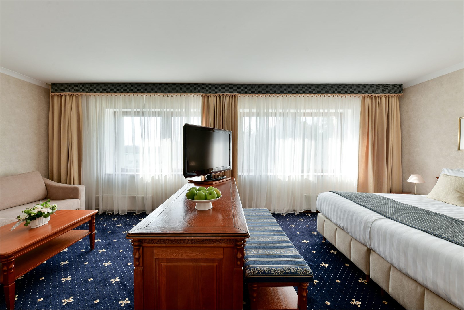 Студия Double c двухспальной кроватью в Moscow country club