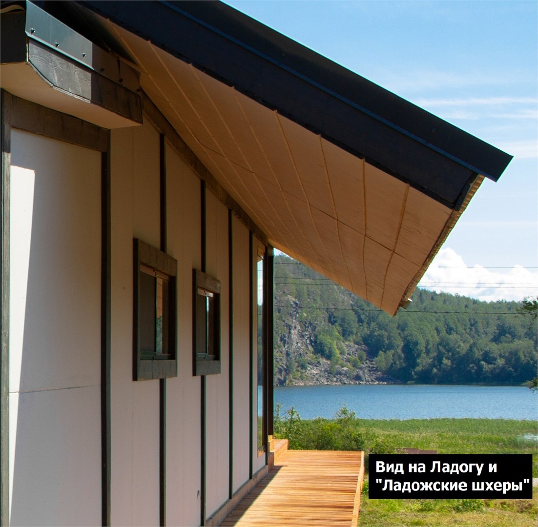 Большой дом на 2 спальни с камином, сауной и чаном (6+2) в Карелия парк