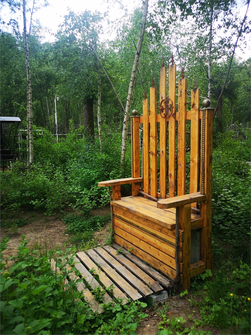 Геокупол в стиле домика Рыцаря в Фэнтези