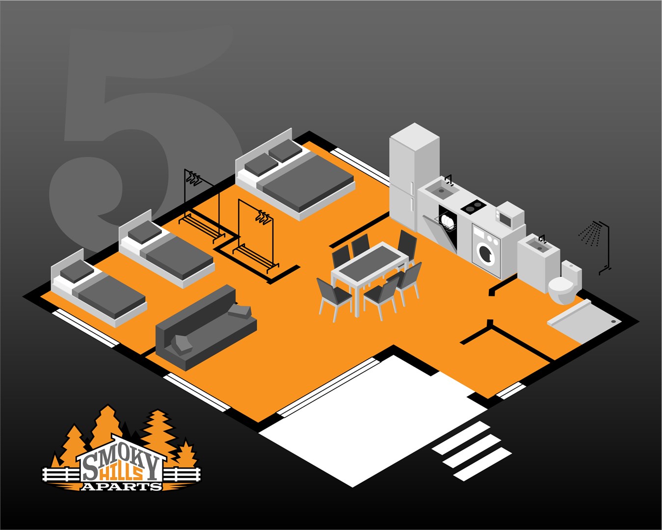 Дом № 5 Без животных в Smoky hills