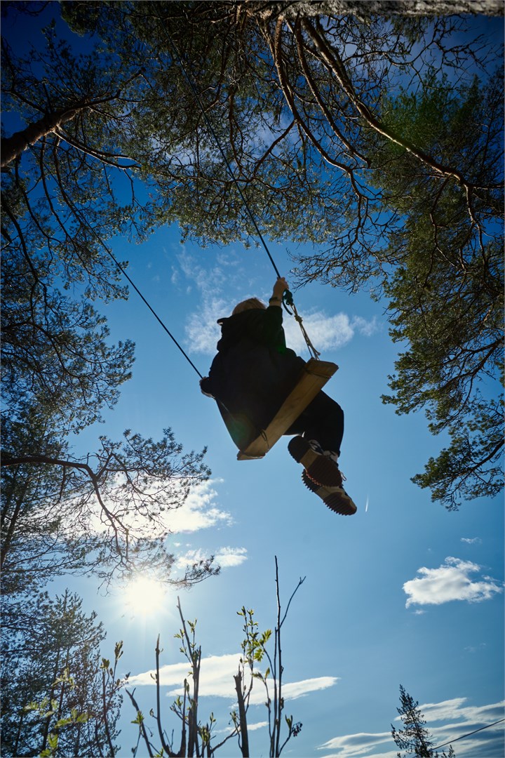 Двухместный дом на дереве с чаном (2+0) в Карелия парк