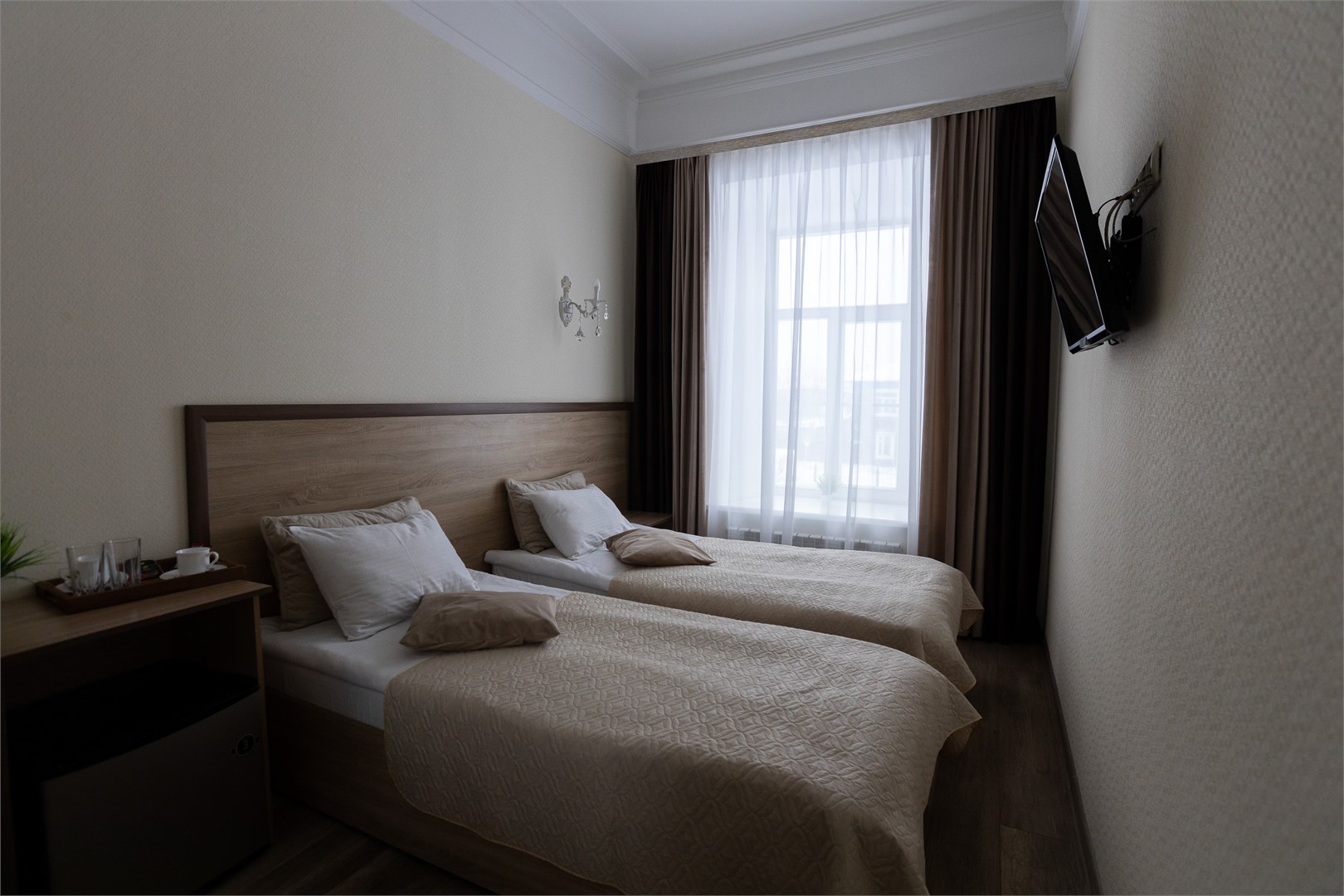 Стандарт улучшенный с двумя односпальнымикроватями в Дом купца Сыромятникова