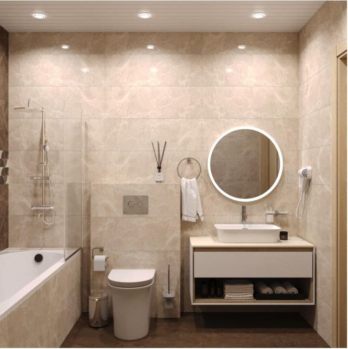 Студия  с балконом в Ерино