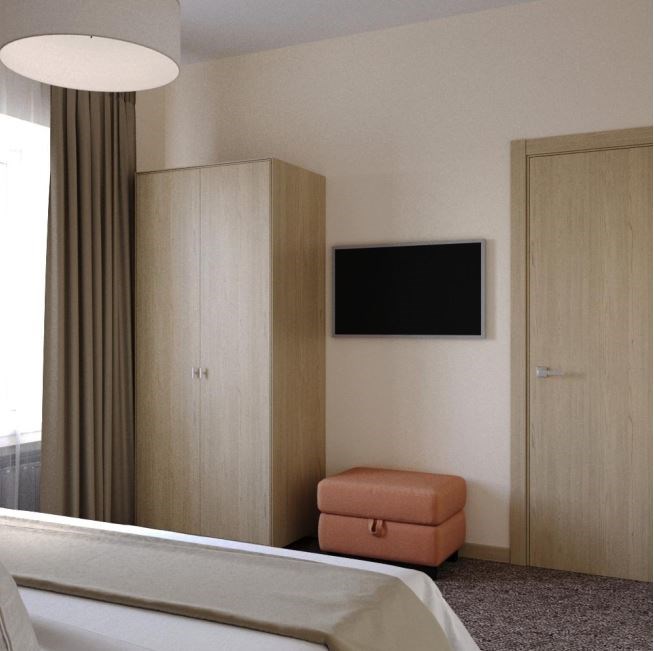 Люкс с балконом в Ерино