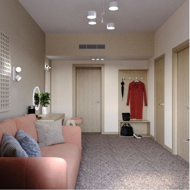 Люкс с балконом в Ерино