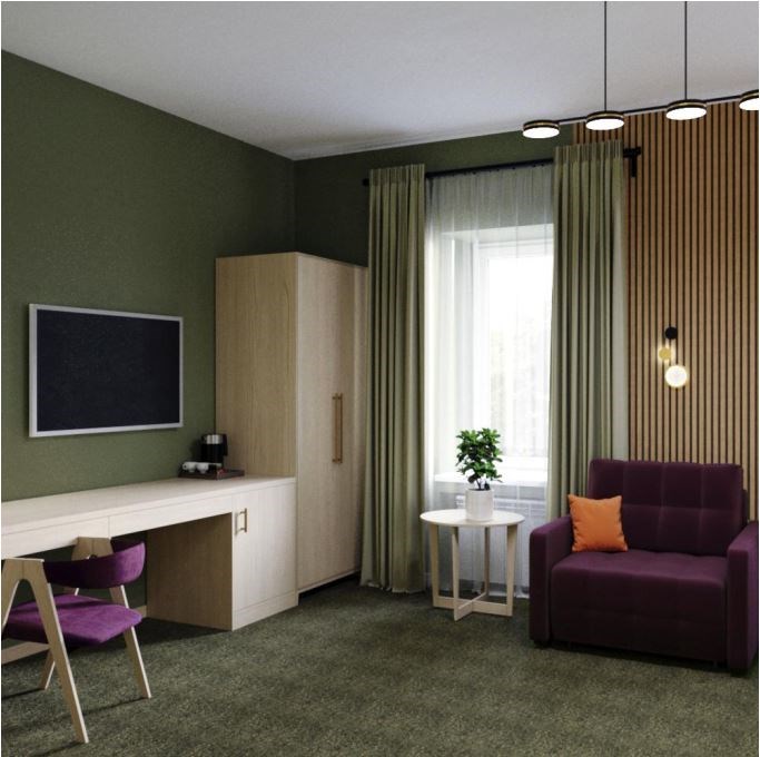 Делюкс  с балконом в Ерино