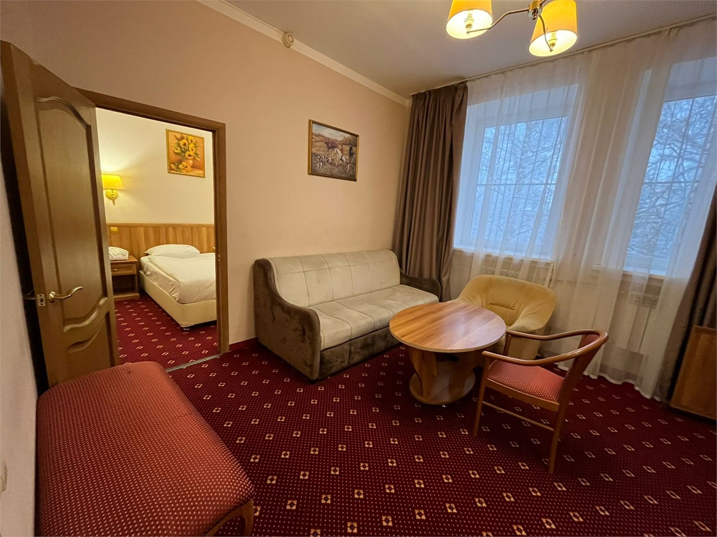 2-местный полулюкс двухкомнатный первой категории (3, 4 корп.) в Амакс Ершово Звенигород