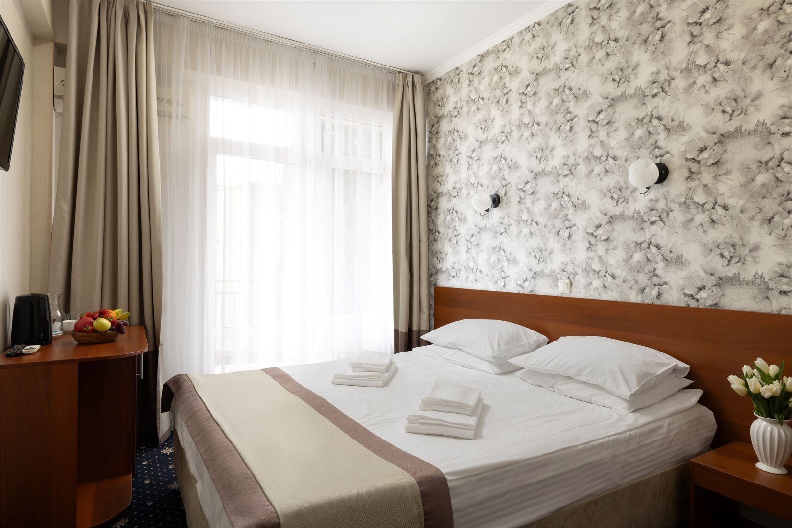 Комфорт с балконом в Kiparis Resort by Stellar