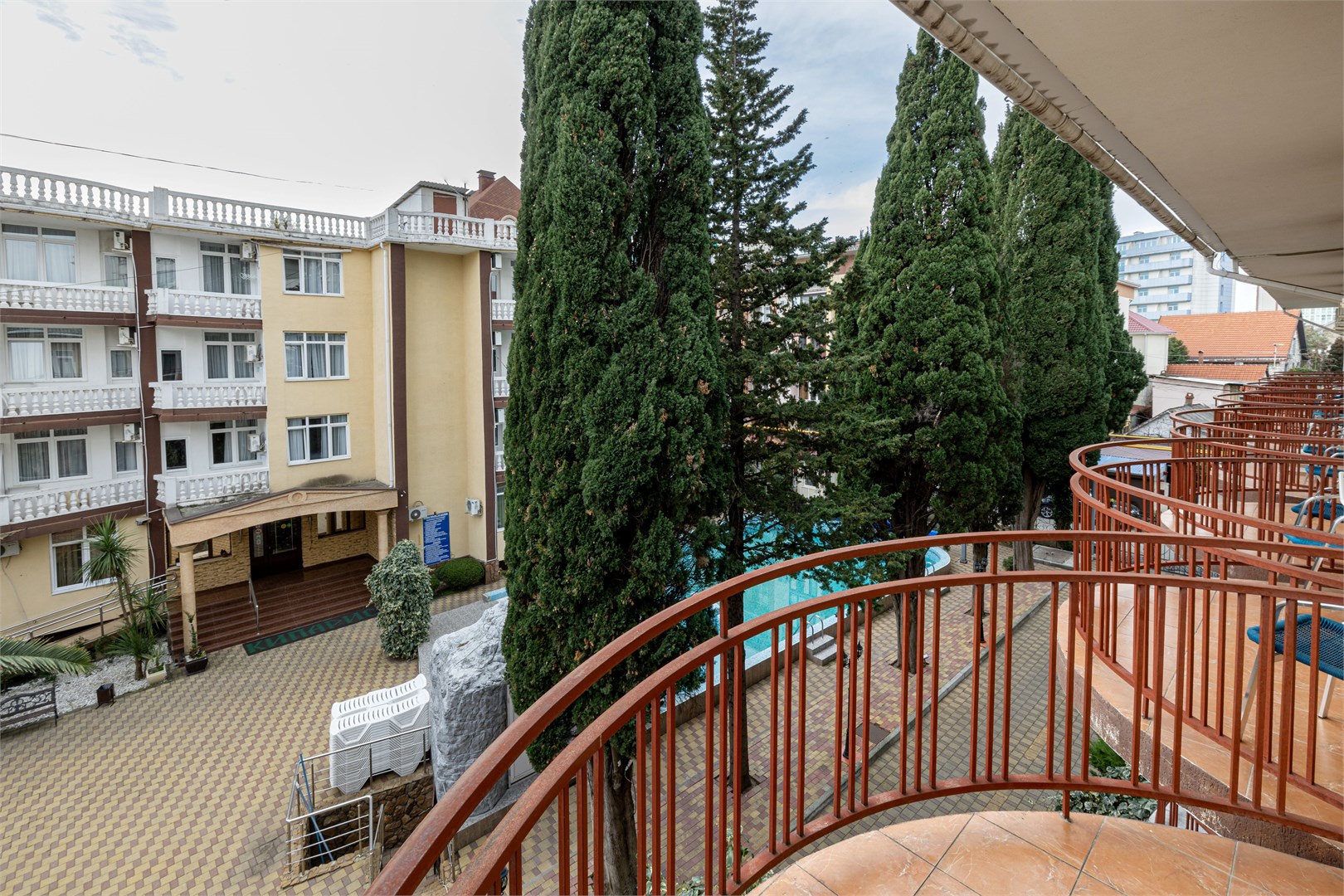 Комфорт с балконом в Kiparis Resort by Stellar