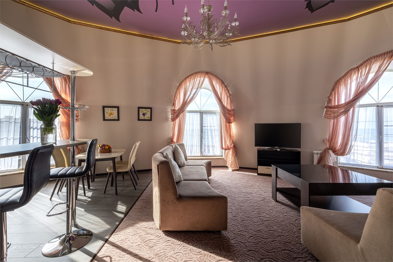 Апартаменты с видом на море в Kiparis Resort by Stellar