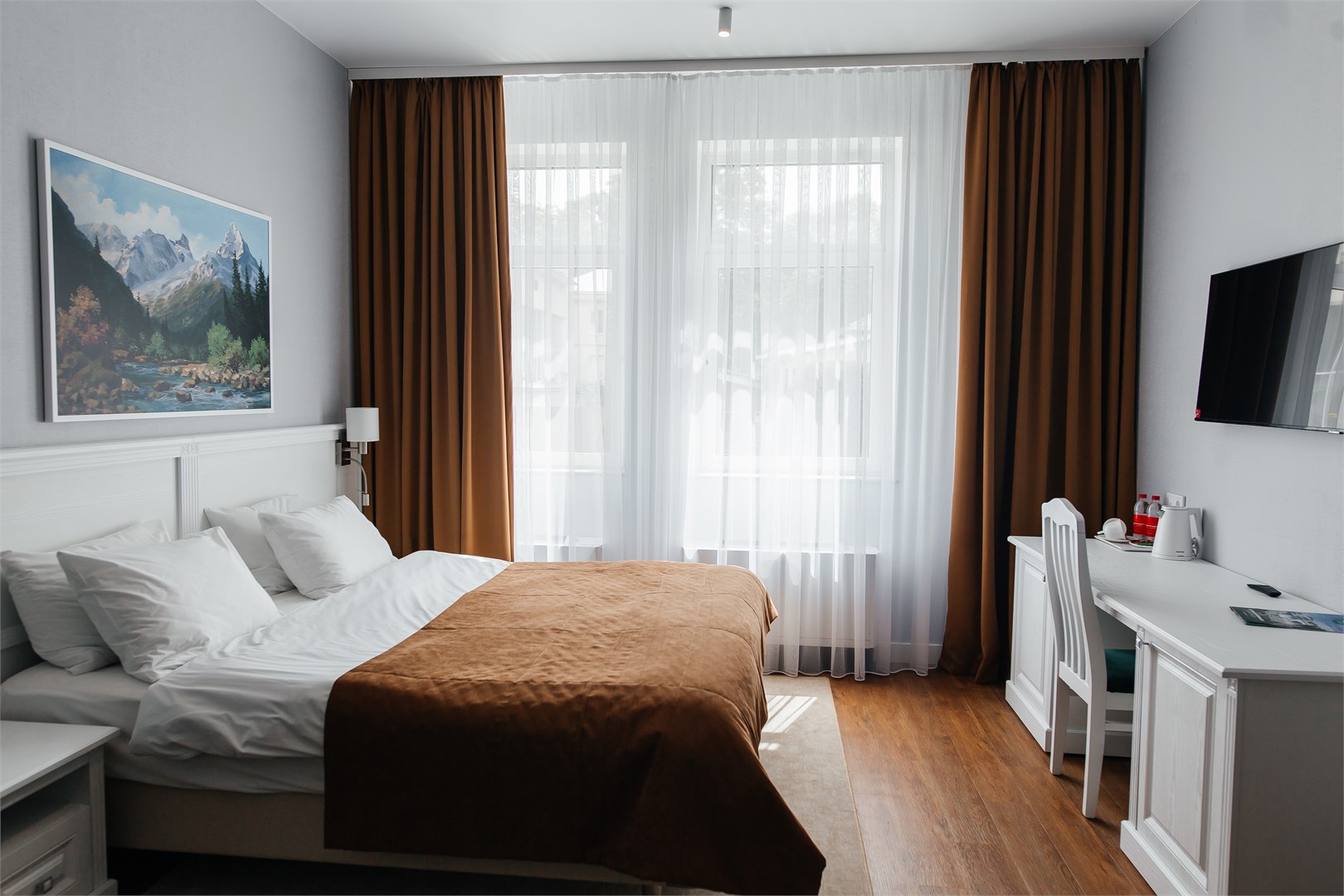 Комфорт улучшенный 2-местный без балкона (корпус 7) в Azimut Здоровье Долина Нарзанов Кисловодск