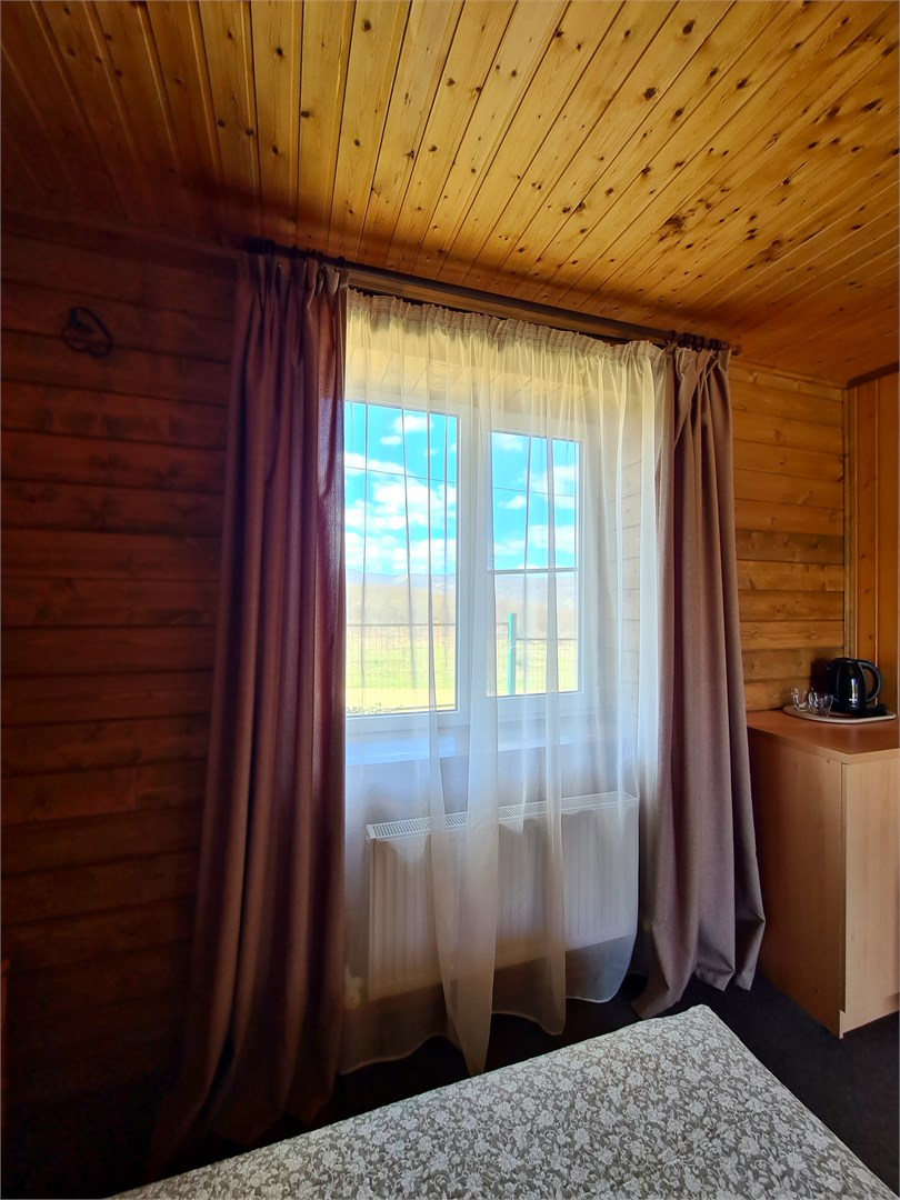 Двухместный стандарт с двумя односпальными кроватями, вид на горы в Горная слобода