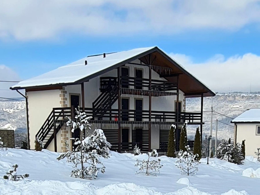 Двухместный стандарт с двумя односпальными кроватями, вид на горы в Горная слобода