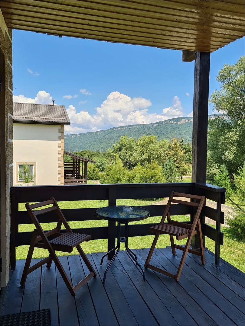 Двухместный стандарт с двуспальной кроватью, вид на горы в Горная слобода