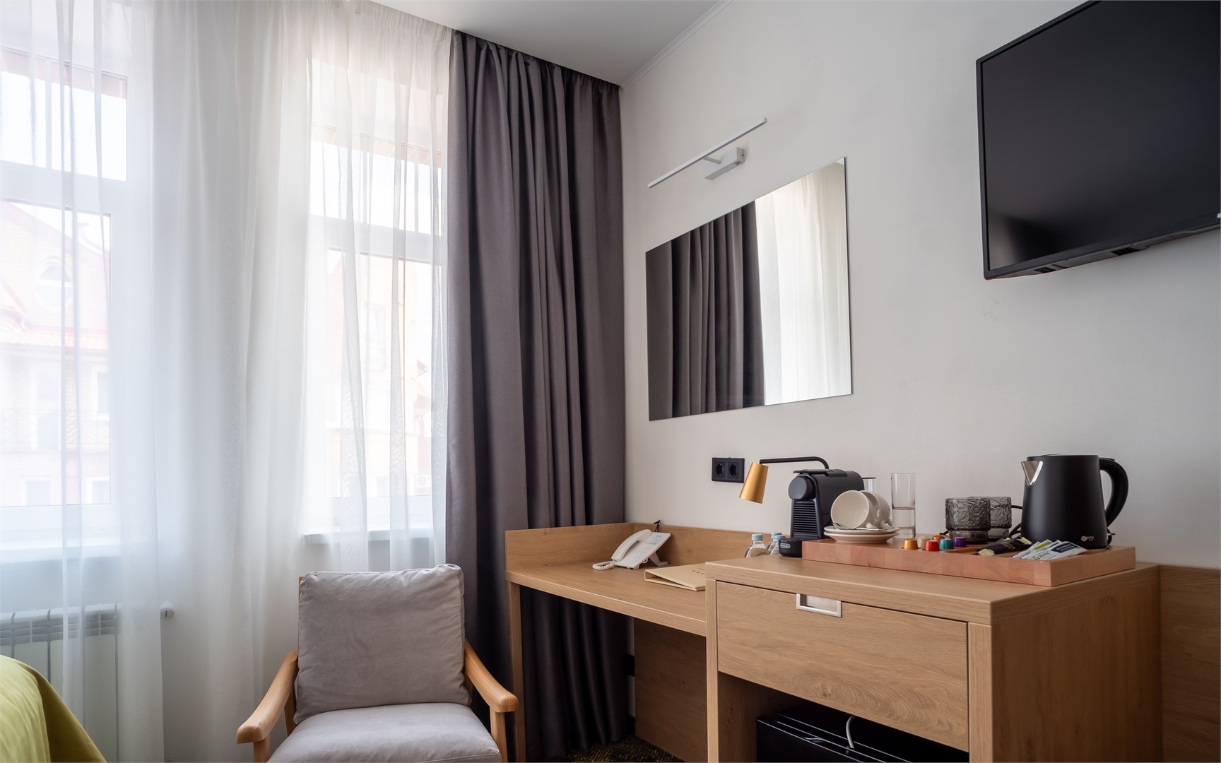 ДЕЛЮКС С БАЛКОНОМ с видом на центр города, фото 2