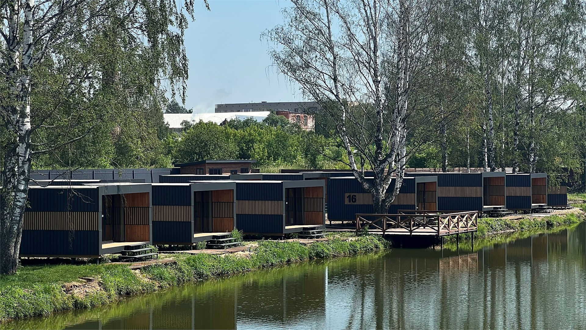 Lodge-apart без кухни в Городок
