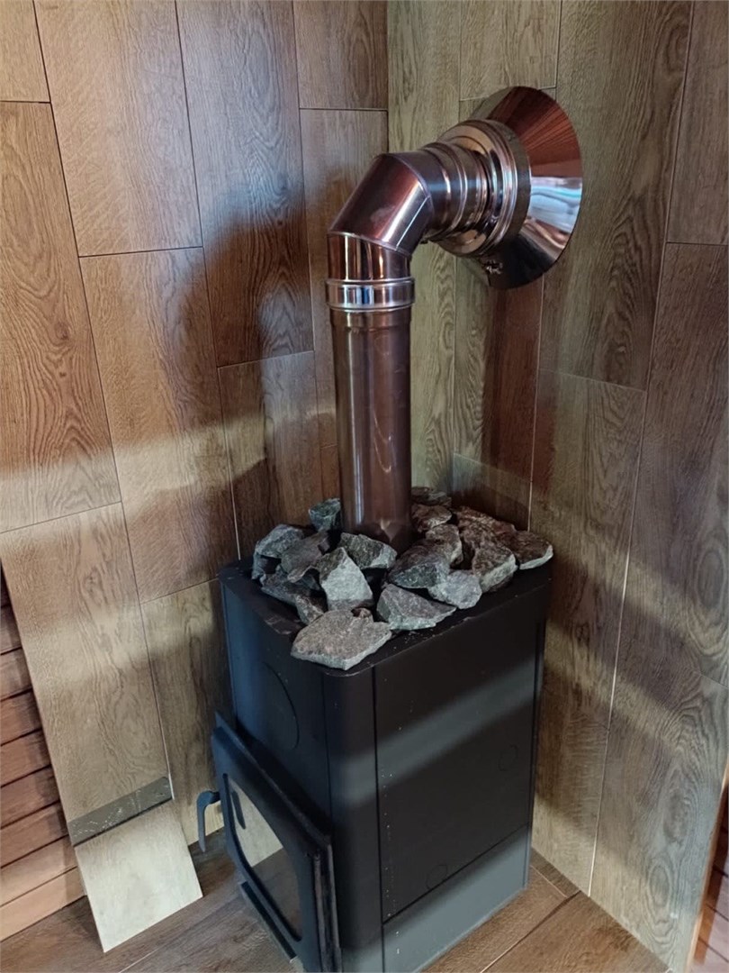 Шестиместный дом с банным чаном и сауной 50м от берега (6+1) в Карелия парк