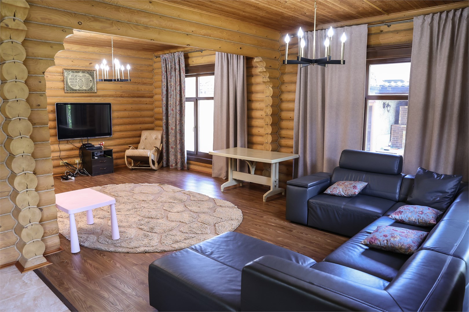 Дом-сруб на берегу каспийского моря в Classic