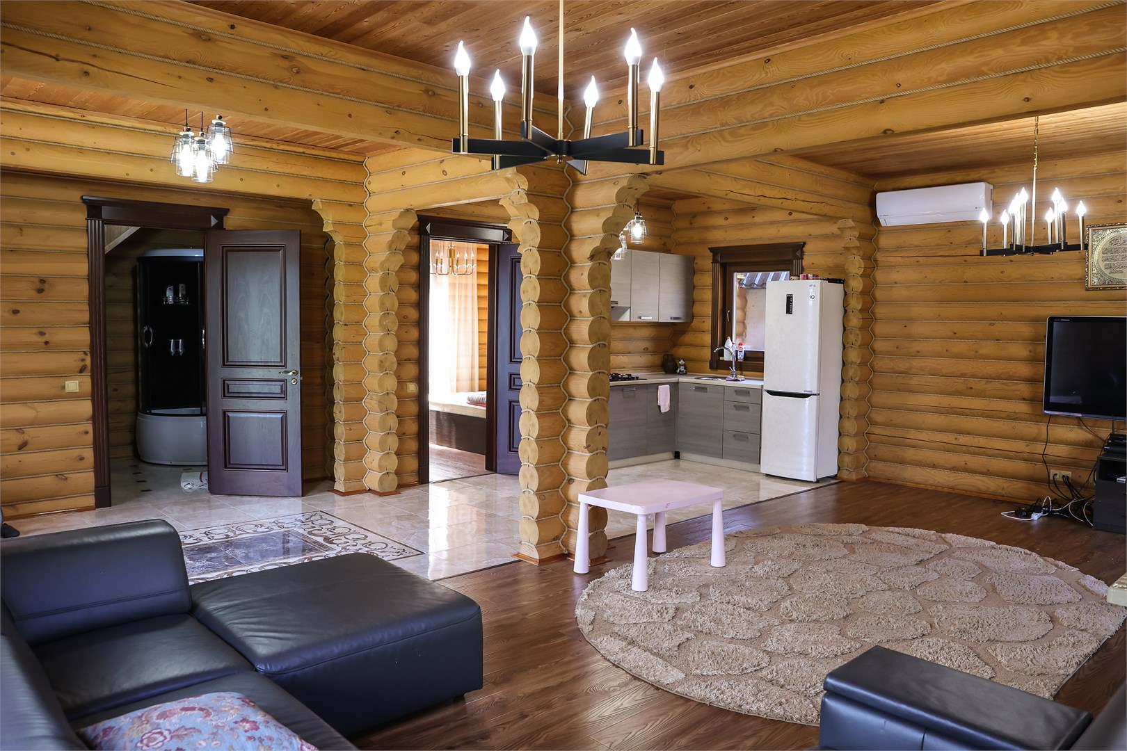 Дом-сруб на берегу каспийского моря в Classic