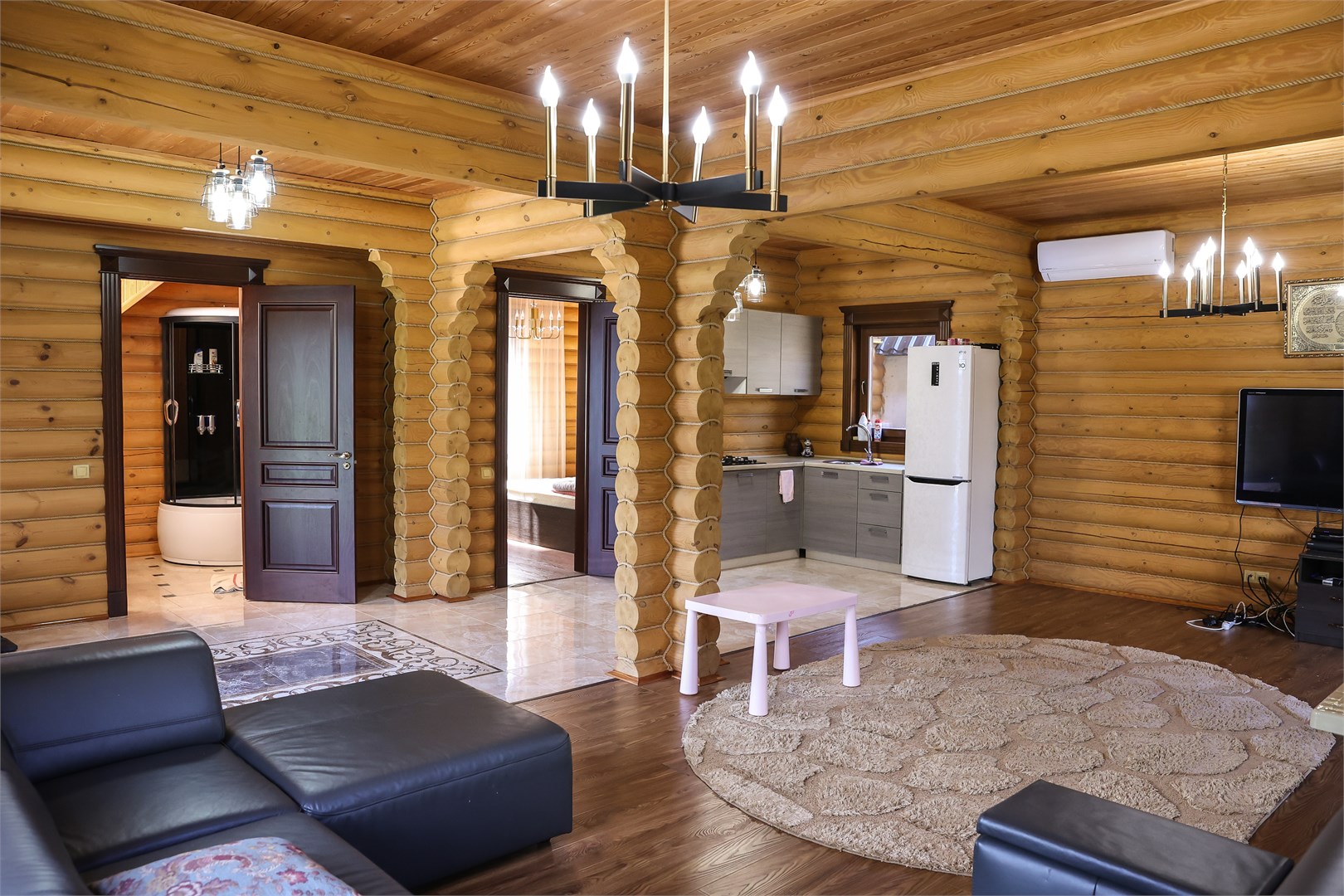 Дом-сруб на берегу каспийского моря в Classic