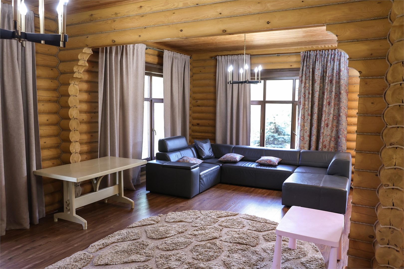 Дом-сруб на берегу каспийского моря в Classic