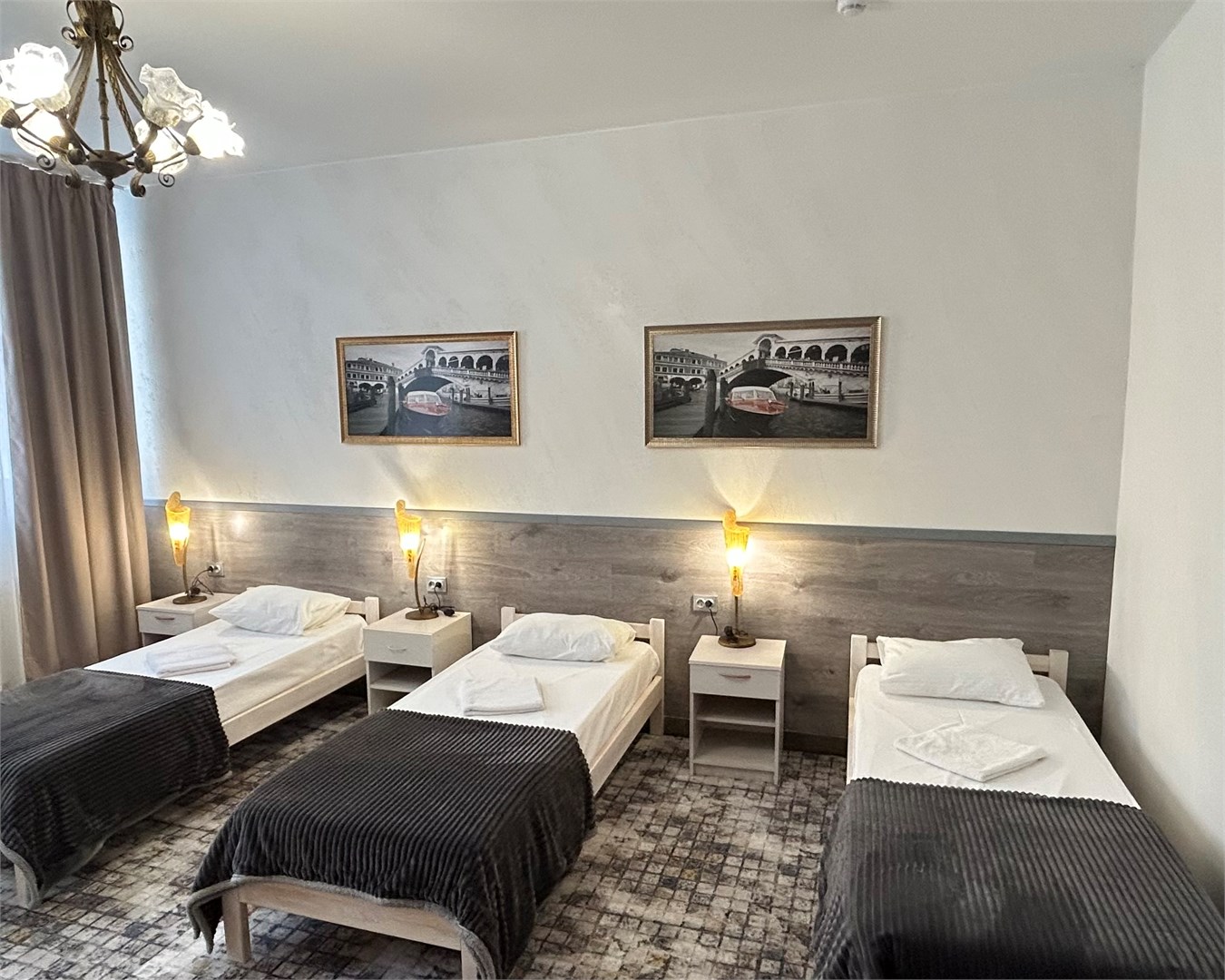 Стандарт с 3 раздельными кроватями в Мещерский край