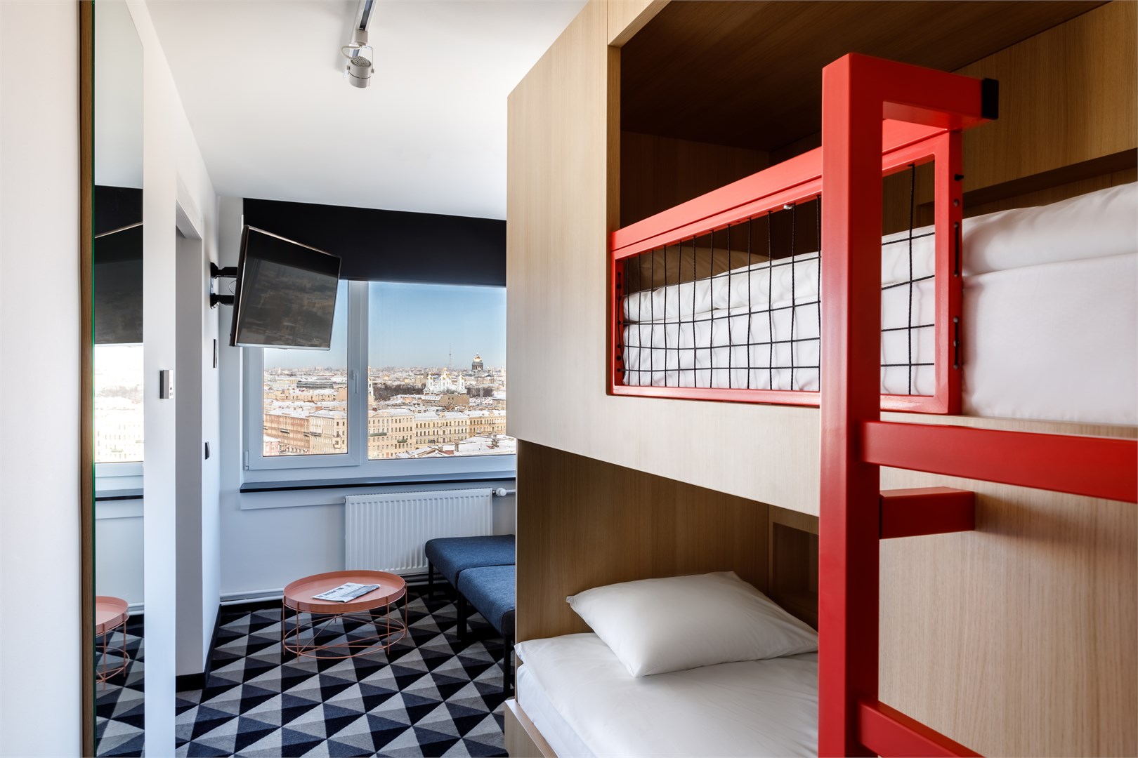 SMART Семейный с видом на город в Azimut Сити